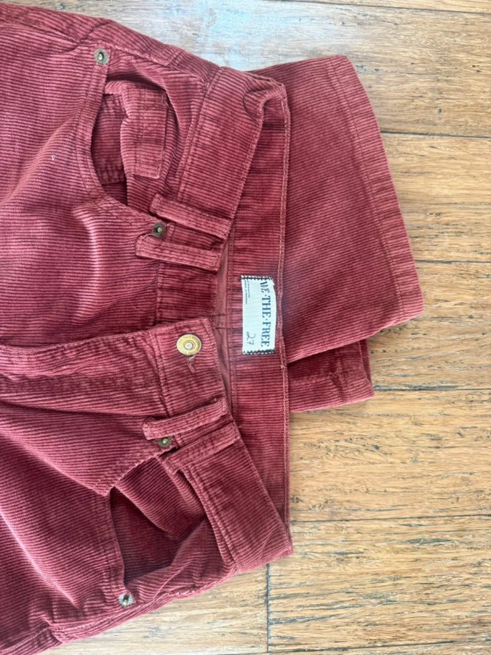 Free People WTF Risk Taker Cord Jeans